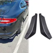 Carbon Fiber Rear Bumper Lip Diffuser Splitter Canard Protector For Jaguar XE XF (for: Jaguar)