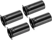 uxcell 9 pins Ceramic Vacuum Tube Socket Valve 53mm Aluminum Shield for 12AX7 12AU7 ECC83 ECC82 Tube,Black Pack of 4