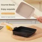 Rectangle Japanese Omelet Pan Tamagoyaki Small Steak Frying Pan All Stove