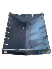 New Design Flat Pack Fire Pit 4mm Steel Multi Purpose BBQ Grill Unit