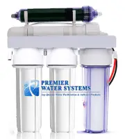 Premier Aquarium Reef 100 GPD Reverse Osmosis RO/DI Water Filter System 5 Stage