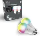 C By GE Full Color Direct Connect Smart LED Bulbs (2 A19 Changing Light Bulbs),