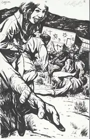 LEGION: PROPHETS - ORIGINAL COMIC ART by MICHAEL GAYDOS - SPLASH PAGE - IDW