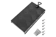 Truma Cowl Cover Black Universal Powder-Coated Aluminum External Flue Vent Spraying Console Replacement Part Fits Truma Water Heater 27x15x4cm