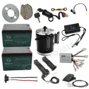 24V 500W Brush Motor Kit Controller Battery for ATV Quad E Bike Razor Scooter
