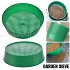2PCS Soil Sand Green Stone Mesh Garden Sieve Composy Soil Sieve Small Gravel