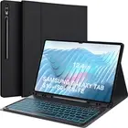 Keyboard Case for Samsung Galaxy Tab S10+/S9 FE+/S9+ 12.4, 7-Color Backlit Keybo