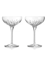 Waterford Lismore Essence 7 oz. Champagne Saucers, Set of 2