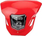 LED Motorcycle Headlight assembly Motorcycle Headlight LED DRL Light Dirt Bike Headlamp For Ho&nd&a CRF 125 250 450L 450RL CR XR(Red)