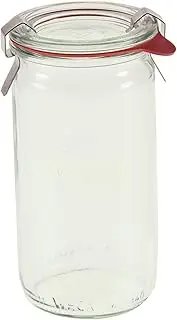 Weck 975 1/4L Cylindrical Jar Set of Six - 340ml