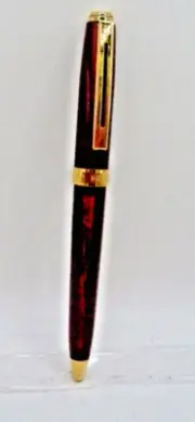 Sheaffer Vintage White Dot Prelude Gloss Red Mini Ball Pen--new-USA