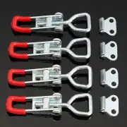 4Pcs Toggle Galvanized Iron Latch Catches Hasp for Case Box Chest Trunk Tools