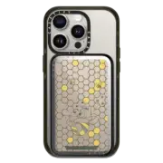PowerThru Power Bank Mirror Power Bank MagSafe Compatible Honeycomb Pattern PowerThru Power Bank