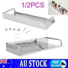Stainless Steel Bathroom Shower Caddy Corner Storage Shelf Holder Rack Organiser