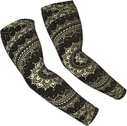 [FSCEV] Circle Sun Protection Arm Sleeves Outdoor Essentials Cooling Compression Golf Hiking Cycling