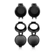 4 Pack Deadbolt Child Safety Lock, Child Proof Deadbolt Cover, Door Safety Deadbolt Lock for Kids Black