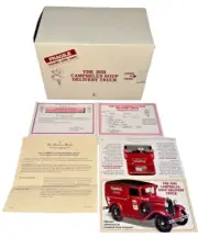 Danbury Mint Campbell's Soup 1931 Panel Delivery Truck 1:24 Die Cast (B246)