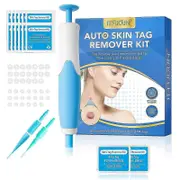 Skin-tag Remover Double Headed Pen Set, Multi-purpose 2 In 1 Design,fast Effective,portable Convenient Manual-Min Blue