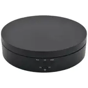 Black Rechargeable Turntable Display Stand, 360 degree Rotation Speed/Angle8919