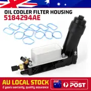 Engine Oil Cooler Filter Housing 5184294AE For 2011-2013 Jeep Dodge 3.6L V6 (for: Jeep)