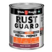White Knight Rust Guard Red Oxide Metal Primer Paint - 0.5L