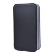 96 Disc CD Case Holder DVD Storage Wallet Bag Portable VCD Organizer Bag Black