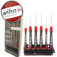 在飛比找PChome24h購物優惠-WIHA 威漢 6支組精密型十字、一字起子 260P K60