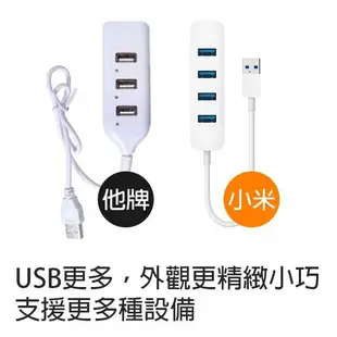 小米USB 3.0 HUB 分線器 四孔充電器 USB延長線 多孔USB 擴充器 輕巧便攜 現貨 當天出貨 諾比克