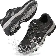 [ziitop] Steel Toe Cap Trainers Mens Womens Waterproof Safety Shoes Work Boots Safety Trainers Non-Slip Light Weight Industrial Protective Composite