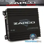 ZAPCO ST-2B CAR 2-CHANNEL CLASS AB 180W RMS FULL RANGE SPEAKERS AMPLIFIER NEW