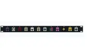 RiteAV Speaker RCA 2 Cat5e Cat6 White Purple Red 2 Phone USB Patch Panel