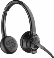 HP POLY Savi 8220 Office Stereo Wireless DECT Headset with Charging stand, Black