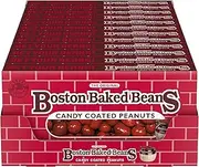 Wonka Boston Baked Beans, Candy-Coated Peanuts, Sweet & Salty, 4.3 Ounce Theater Candy Boxes (Pack of 12)