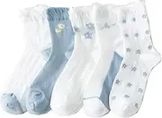 [qyqkfly] Girls Lovely Princess Knee High Unique Cute Christmas Owl Boot Tube Socks(FBA)