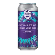 Deeds Brewing Dot Your T's and Cross Your Eyes Hazy TIPA 440ml Can