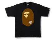Size XL - BAPE Big Ape Head Tee Black 1K80-110-002