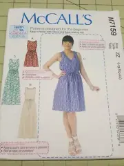 McCalls Pattern M7159 Dresses 4 Styles Sizes L XL XXL UNCUT Learn to Sew