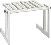 Belca MTS-SX Laundry Storage, Easy Installation, Free Rack Under Washroom, Extendable, Size S, Width 13.0-19.7 x Depth 12.0 x Height 12.2 inches (33-50 x 30.3 x 30.9 cm), White, Made in Japan