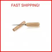 True Spike Wood Ice Pick, Wood Handle Stainless Steel Ice Shaper, Bar & Cocktail