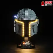 LED Light Kit for The Mandalorian Helmet Compatible with LEGO® 75328 (Standard)