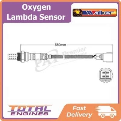 Walker Oxygen Lambda Sensor fits Subaru Liberty BL/BP 3.0L Boxer6 EZ30R (for: Subaru)