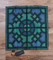 Silk Pocket Square Garden Floral 17" Hand Rolled R.B. Manville Retail $80 NEW