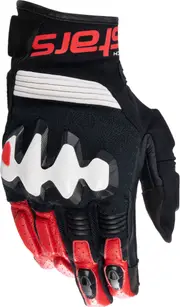 Alpinestars Halo, gloves , color: Black/White/Neon-Red , size: S