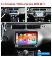 For Chevrolet Camaro 2008-2015 Carplay 9'' Android 13 Stereo Radio GPS Head Unit (for: Chevrolet)