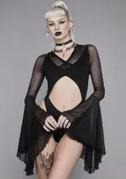 [Widow] Ride At Dawn Mesh Bodysuit