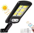 Solar Street LED Light Motion Sensor Remote Outdoor Garden Yard Flood Down Lamp