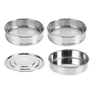Stainless Steel Seed Sprouting Tray Kit -Stackable 3-Tier Seed Sprouting