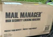 Mail Boss 7505 Mail Manager Curbside, Granite Locking Security Mailbox