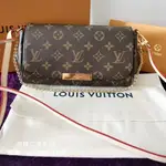 【全國購】 LV FAVORITE 老花鏈條包 M40717 M40718 路易威登翻蓋包 單肩包 斜挎包 女生信封包