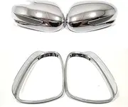 ABS Chrome Side Door Mirror Cover Rear View Trim Cap Overlay Garnish for Kia for Sportage 4 QL KX5 2016 2017 2018 2019 2020 Auto Accessories